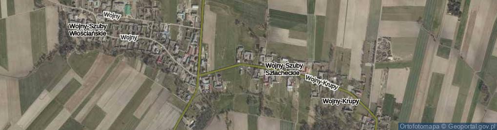 Zdjęcie satelitarne Wojny-Szuby Szlacheckie ul.